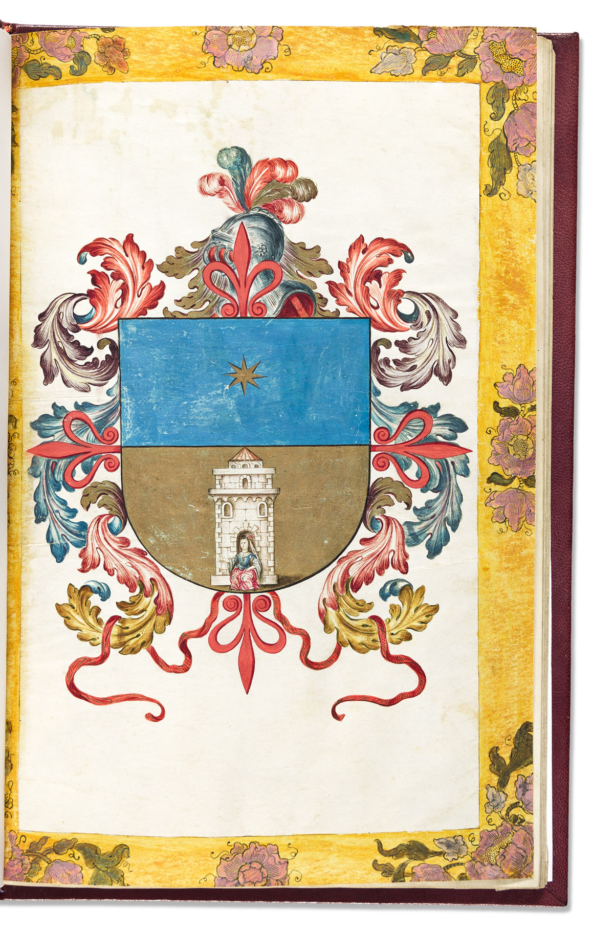 (MEXICO--MANUSCRIPTS.) Confirmation of arms and nobility in favor of the Diez y Mora family.